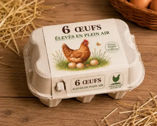6 oeufs Plein Air